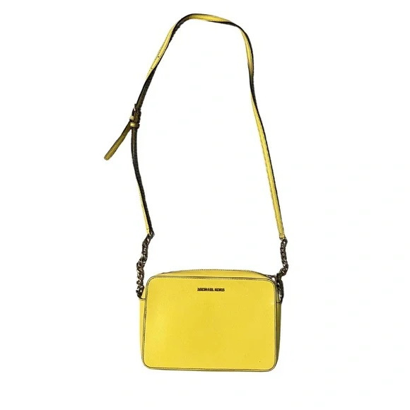 Michael kors yellow crossbody purse - Picture 2 of 6